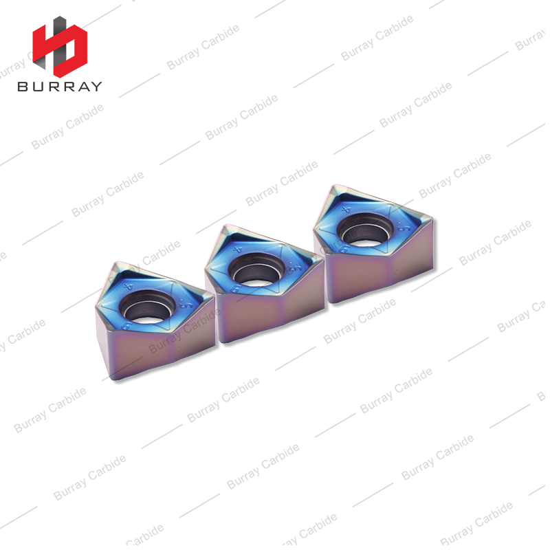 WNMU080608 Indexable Milling Insert 90 Degree Double-Sided Hexagonal for Heavy Cutting High Feed Machining with PVD Coated for Quenching Steel and Stainless Steel and High-Hardness Materials