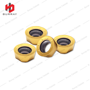 Carbide Milling Insert RPMT10T3MO-TT for CNC Machining Center Round Milling Insert with Gold PVD Coating for Milling of Steel