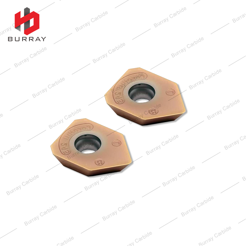 CNC Milling Cutter Tools R245-12T3E-W 1020 Carbide Milling Insert for Processing Cast Iron