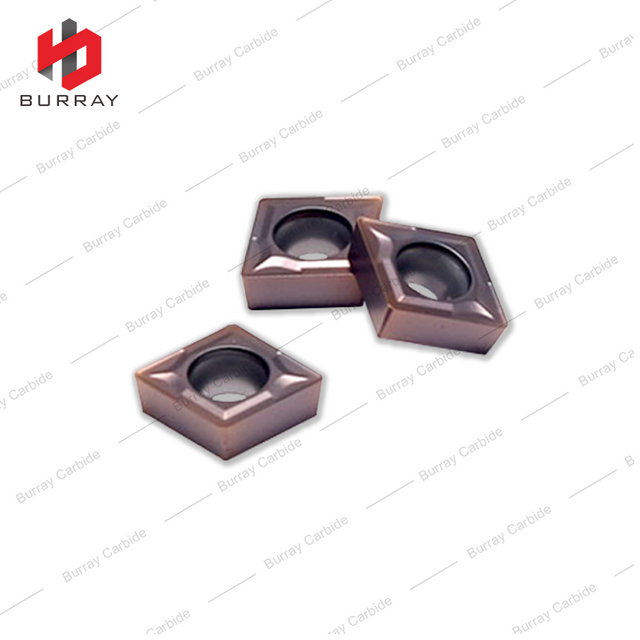 CCMT060204-TF CNC Cutting Inserts Original Cut Carbide Turning Tools for Lathe PVD Coating Steel and Stainless Steel