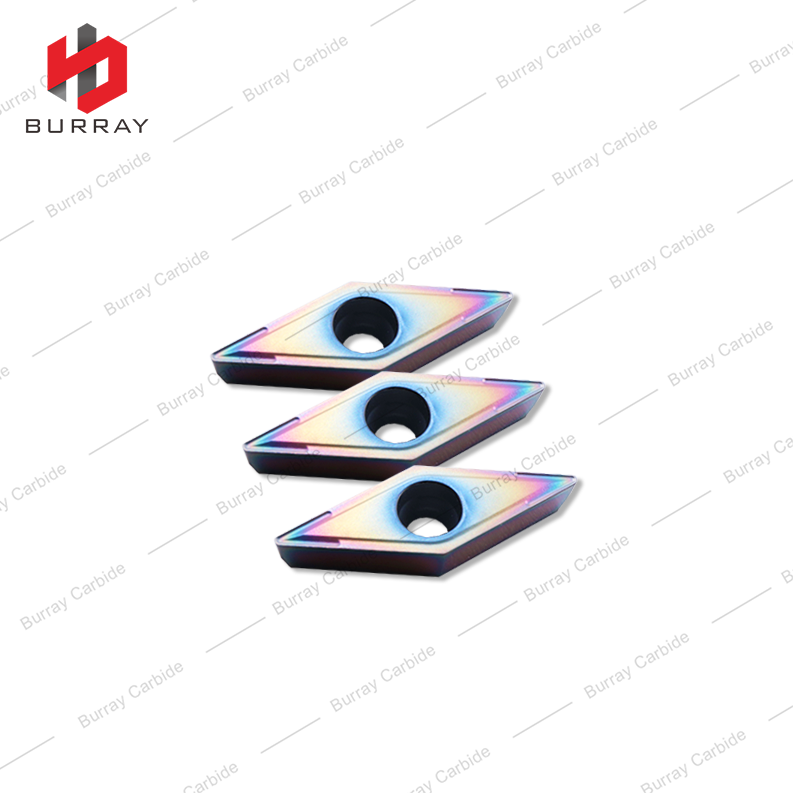 Cemented Carbide Cutting Insert Titanium Alloy Quenched Steel Inserts VCMT110304-MS with PVD Coated