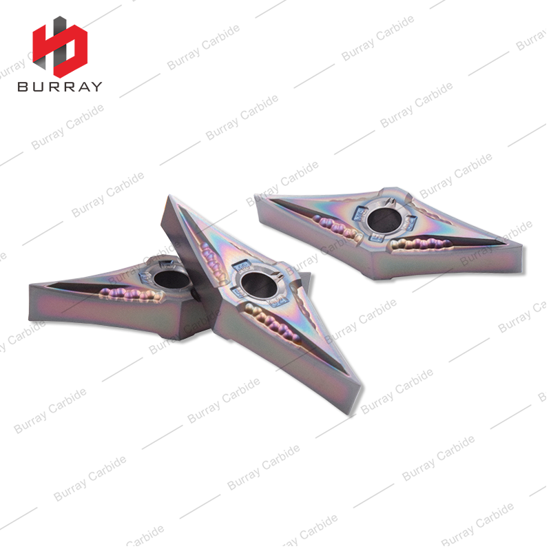 VNMG Carbide Rhombic External Turning Inserts CNC Lathe VNMG160402-MSK for Quenched Alloy Steel