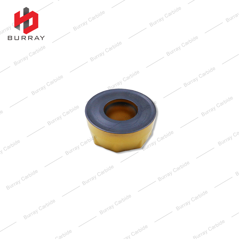 Heavy Duty Round Insert R8 RCMT1606MO CVD Coated Carbide Milling Inserts for Steel and Stainless Steel Machining