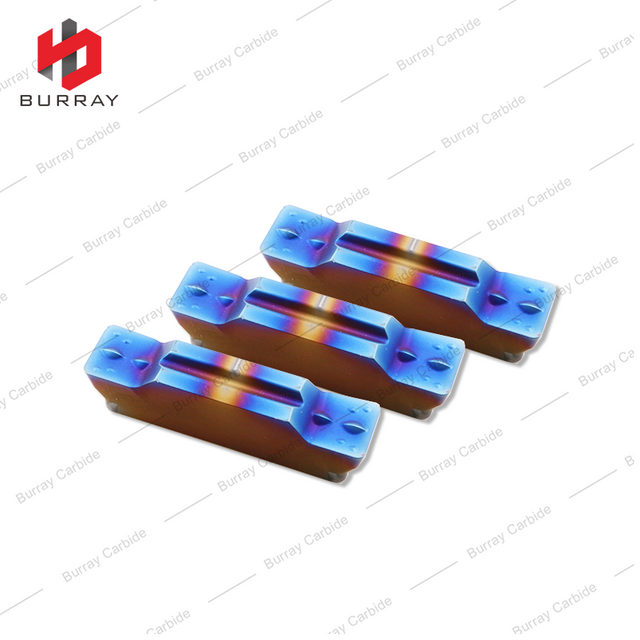 MGMN600-M Heavy-duty 6.0mm Double-Ended Grooving Insert High Hardness Materials Blue-nanol Caoting and Non-Ferrous Metal Machining