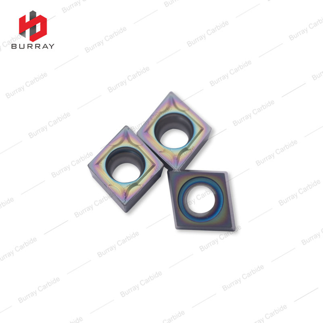 CCMT09T304-TF Carbide Insert Nano Colorful Coating High Strength CNC Tungsten Carbide Turning Tool