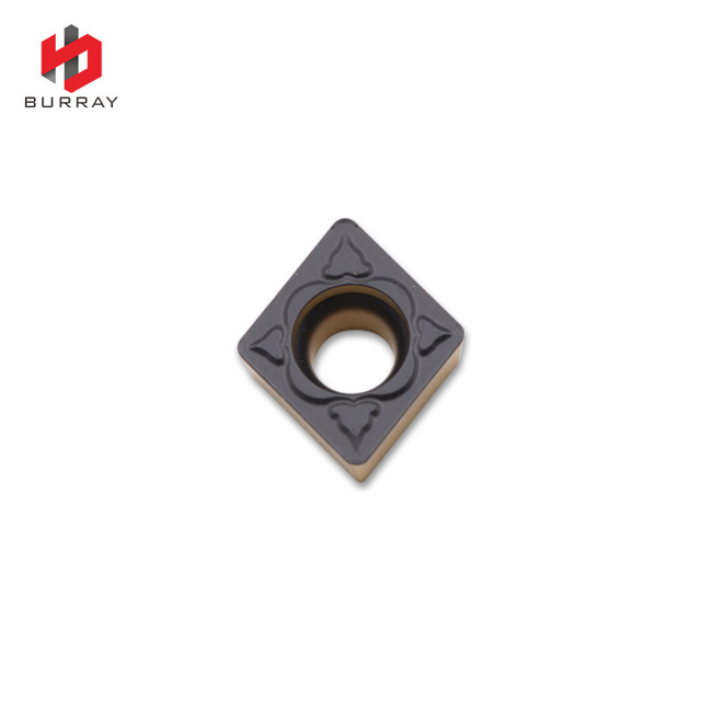 CCMT09T308-PM High Quality Carbide Inserts CNC Turning Tool Lathe Cutter Tools with Yellow Black Bi-color CVD Coating