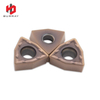 WCMX06T308-ZY Carbide Milling Inserts Milling Tools with Bronze PVD Coating for U-drill