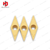 VBMT160404-HQ Tungsten Carbide Turning Insert with Yellow CVD Coating