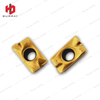 High Performance APMT1604-TT Tungsten Carbide Face Milling Insert with Yellow Coating