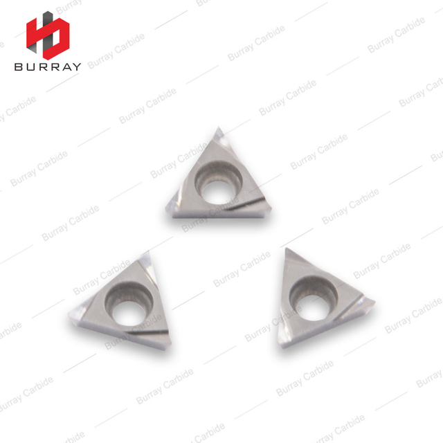 TPGT090202L-W15 Positive 11deg Relief ang., G class, Triangular Insert Bright Carbide for Machining Steel