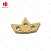 DNMG150408-SL CNC Carbide Inserts for Steel with Golden Yellow CVD Coating Metal Working Tool