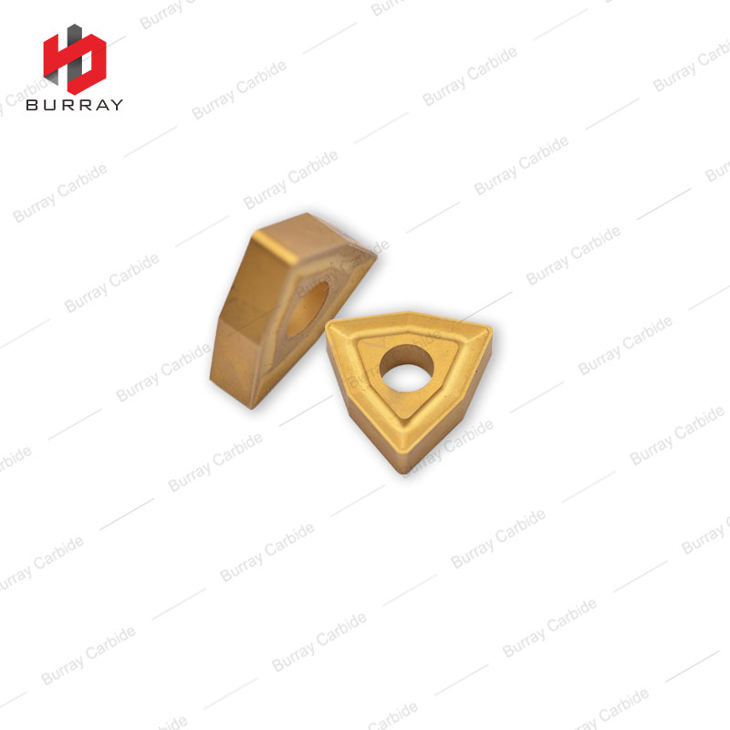 High Performance Indexable Insert WNUM120612 Tungsten Carbide Face Milling Inserts with Yellow Coated