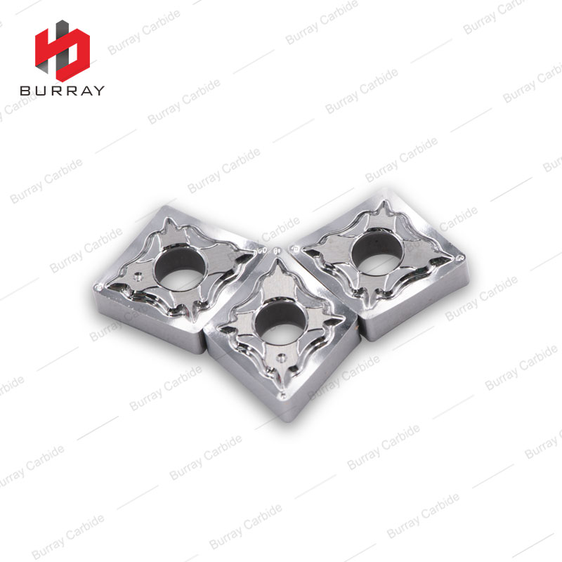 High Performance CNC Machined CNGG120408-GF Tungsten Carbide Turning Insert for Aluminum