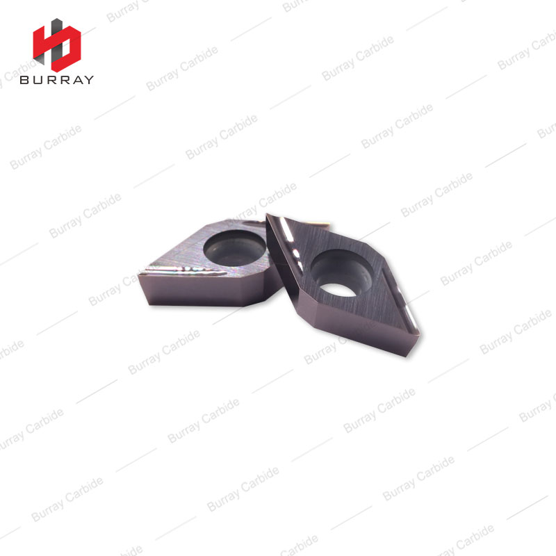 DCGT11T302ER-U Single-sided Tungsten Carbide Turning Inserts with PVD Coating