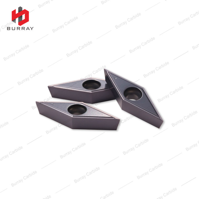 VBMT160402-LF Indexable Tungsten Carbide Turning Insert with PVD Coating