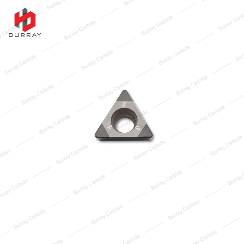 TPGW080204 CBN Light/Medium Interrupted Hardened Steel PCBN Insert Positive 11 Deg Relief Angle