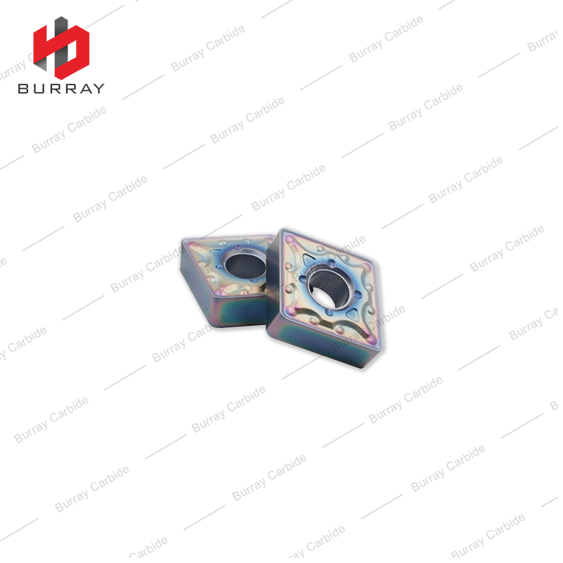 CNMG120408-MA Tungsten Carbide Turning Insert with Nano Blue PVD Coating for Machining Steel and Stainless Steel or superalloy