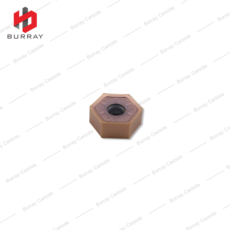 CNC Cemented Carbide HNMG090608R High Feed Hexagonal Double Sided Milling Inserts for Rough Machining of Steel Workpieces