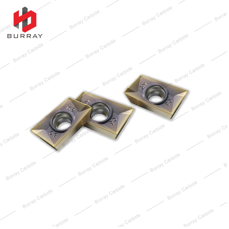APKT160404/08/12-GM CNC Milling Insert for Processing Steel and Stainless Steel with PVD Coating
