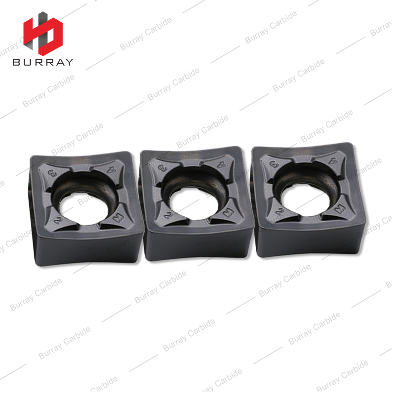 SNEU1206ANEN-GM Double Sided 4 Flutes High Feed Milling Insert PVD Coated for Steel and Stainless Steel Roughing for Machining