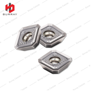 Lathe Tools Carbide CNC Milling Inserts R245-12T3E-PL with PVD Coating for Stainless Steel Hardened Steel and Heat Resistant Alloys