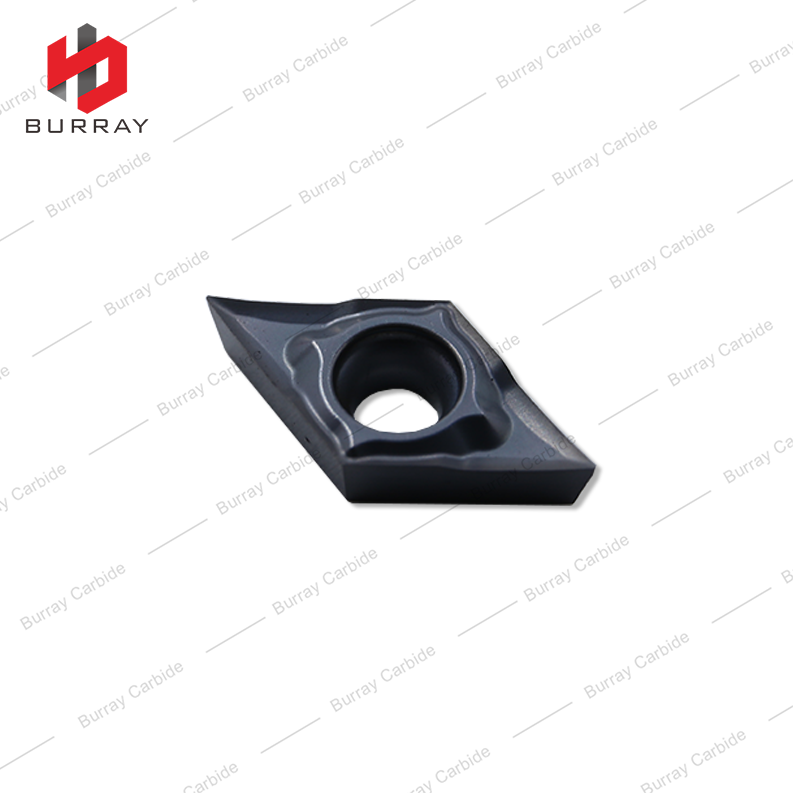 Rhombic CNC Turning Insert for Swiss-type Lathe Internal Bore Finishing for Steel and Stainless Steel DCGT070201-CL