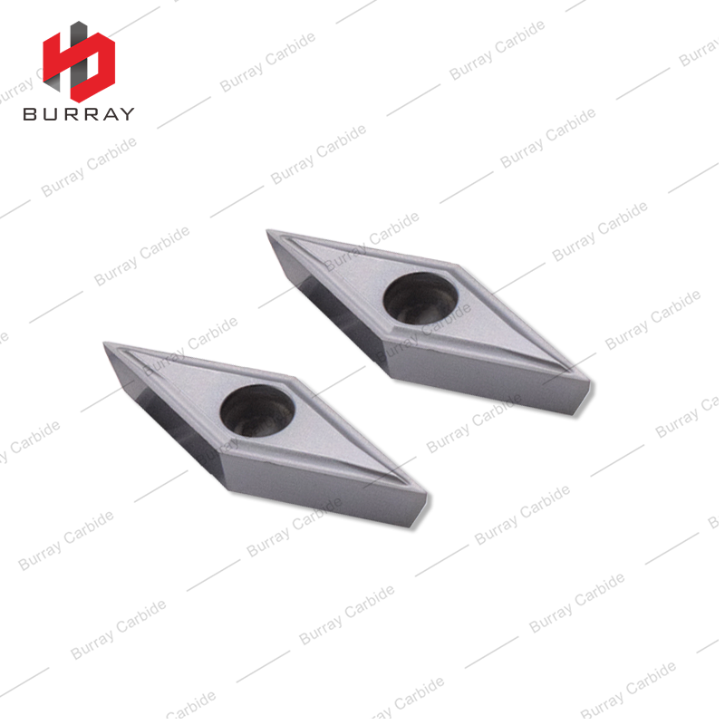 VCGT Carbide Turning Inserts CNC Swiss-type Lathe VCGT110302-V for Stainless Steel Finish Machining with PVD Coated