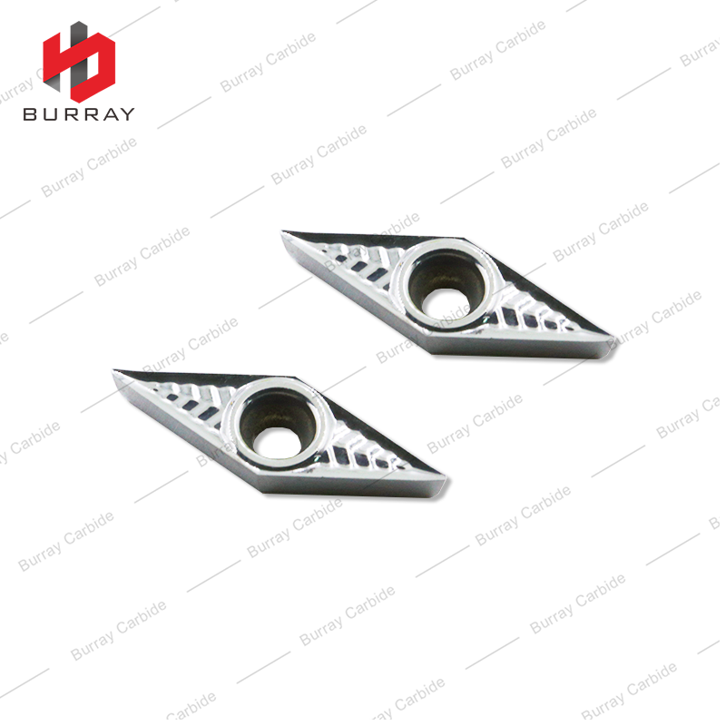 VCGT110302-LH 35° Rhombic Carbide Turning Inserts for CNC Lathe of Aluminum