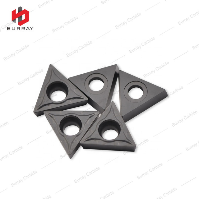 TCMT16T304-TF Black CVD Coated Turning Inserts for Machining Steel, CNC Tungsten Carbide