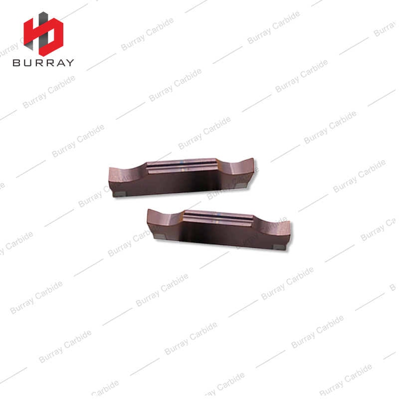 CNC Cutting Grooving Turning Insert MGGN200/300-Q-8 Angled Grooving Tool Series for Machining Steel and Stainless Steel with PVD Coated