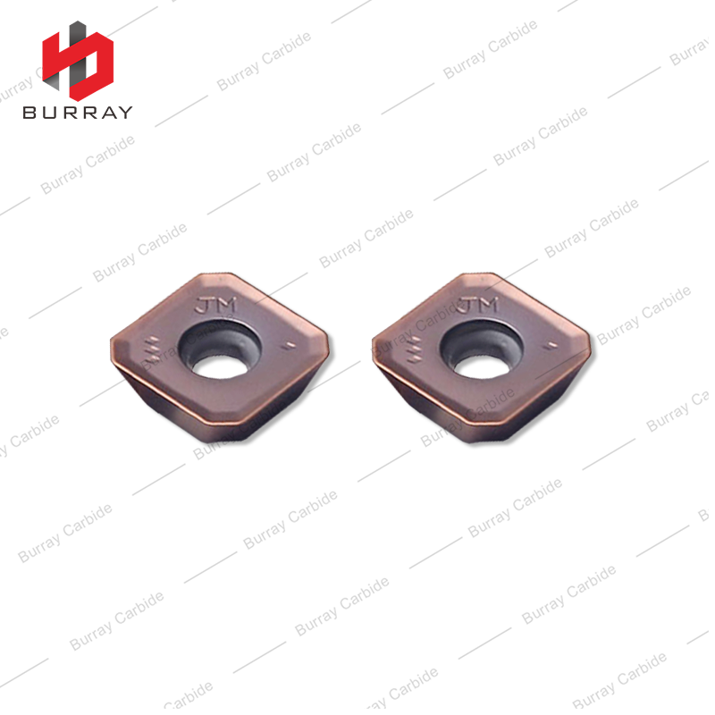  Carbide Insert CNC Lathe External Turning Tools SEMT13T3-JM CNC High-Feed Milling Insert with PVD Coated for Machining Steel and Stainless Steel