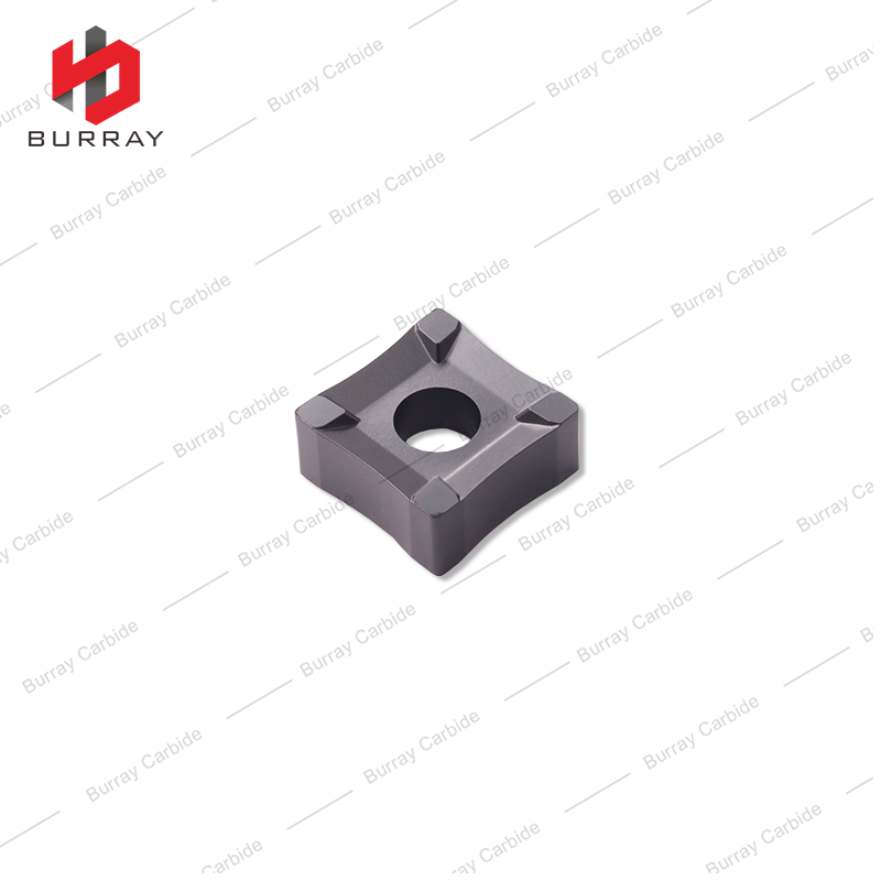 Tungsten Carbide Inserts SNMX1907-R35 Carbide High Feed Milling Inserts SNMX Square Shape