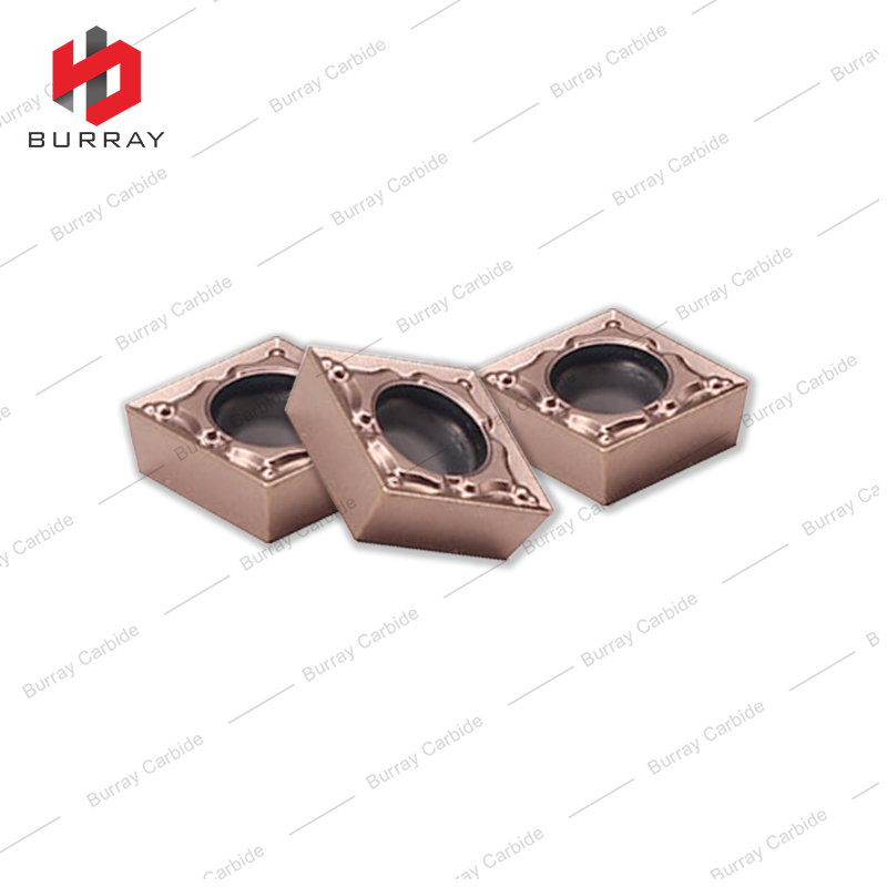 Carbide Inserts for CNC Turning Inserts CCMT09T304-73 Positive 80° Rhombic Inserts for Steels and Stainless Steels