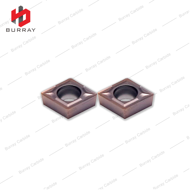 CCMT060204-TF CNC Cutting Inserts Original Cut Carbide Turning Tools for Lathe PVD Coating Steel and Stainless Steel