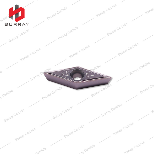 VCMT CNC Indexable Rhombic Boring Turning Inserts VCMT160404-SM Tungsten Carbide Inserts