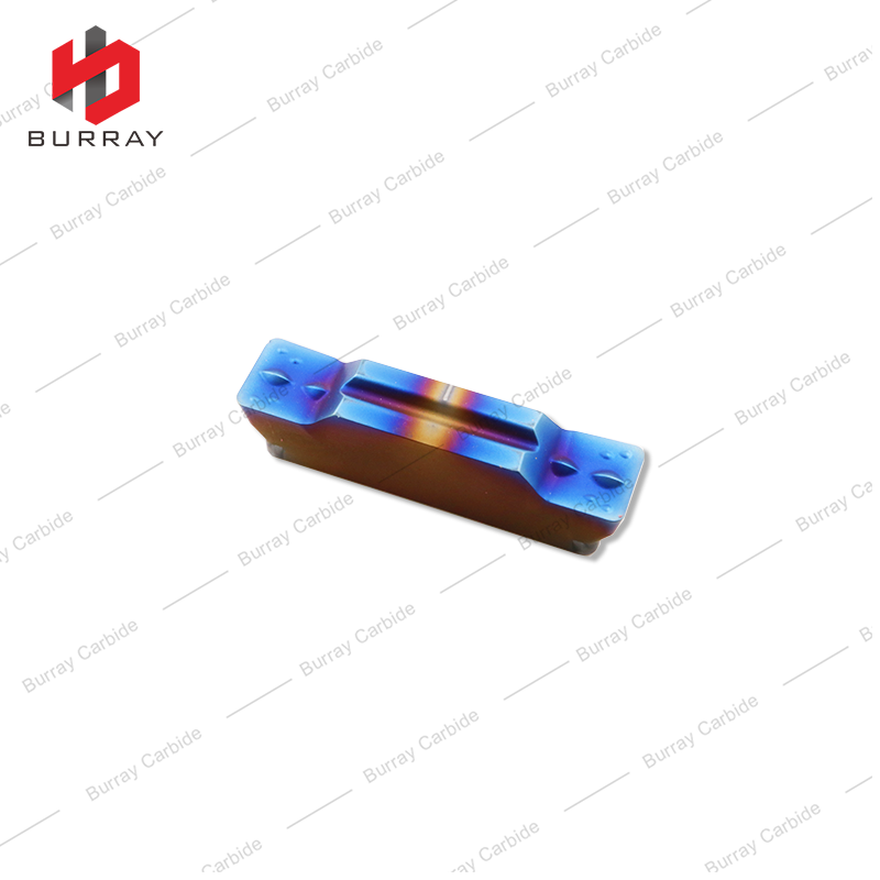 MGMN600-M Heavy-duty 6.0mm Double-Ended Grooving Insert High Hardness Materials Blue-nanol Caoting and Non-Ferrous Metal Machining