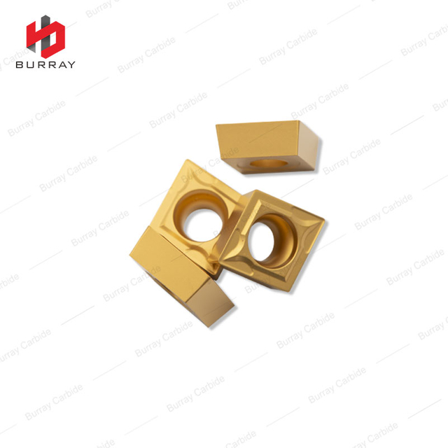 CCMT09T304-TF Tungsten CNC Lathe Machine Carbide Turning Insert with CVD Coating