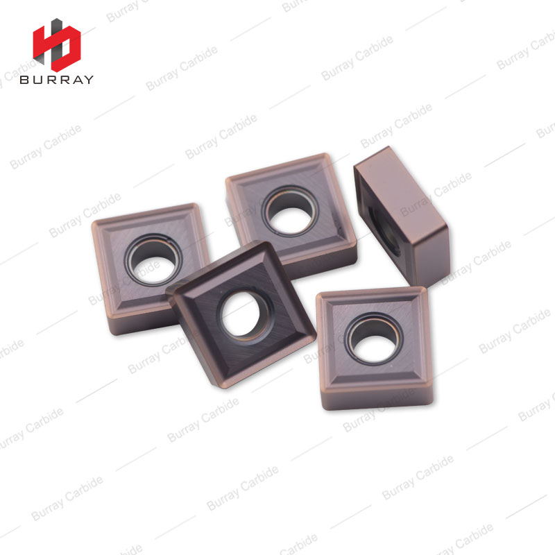 SNMG120408-MS CNC Machine Lathe Tool Carbide Inserts with PVD Coating Tungsten Carbide Turning Inserts for Steel