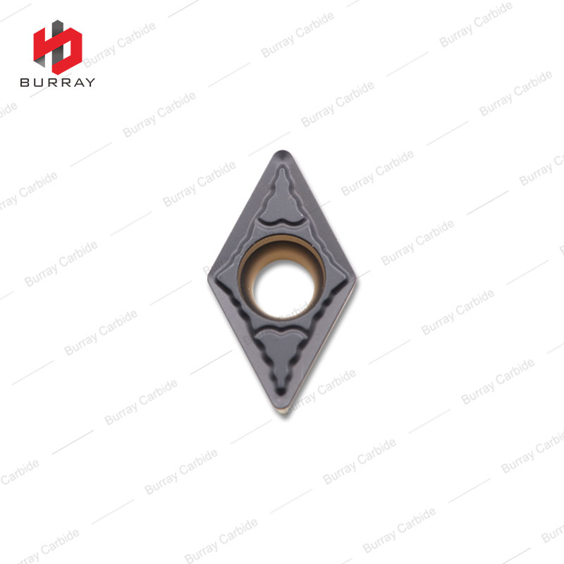 DCMT11T304-PM CNC Turning Tool with Double Color CVD Coating