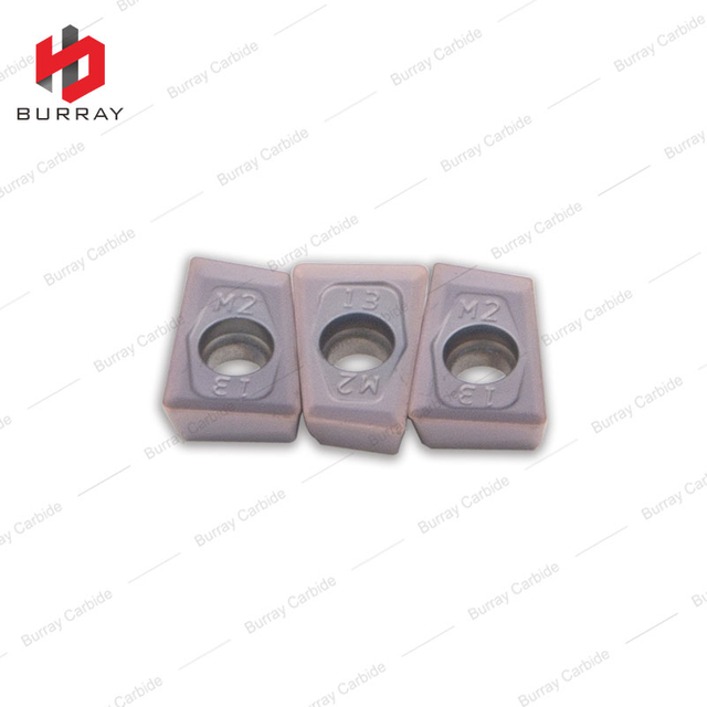 High Performance QOMT1342R-M2 CNC Carbide Milling Insert for Rotary Cutters
