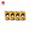 High Performance APMT1604-TT Tungsten Carbide Face Milling Insert with Yellow Coating