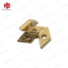 DNMG150408-SL CNC Carbide Inserts for Steel with Golden Yellow CVD Coating Metal Working Tool