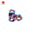 Colorful Inserts SEMT1204AFSN Indexable Tungsten Carbide Milling Inserts with PVD Coating
