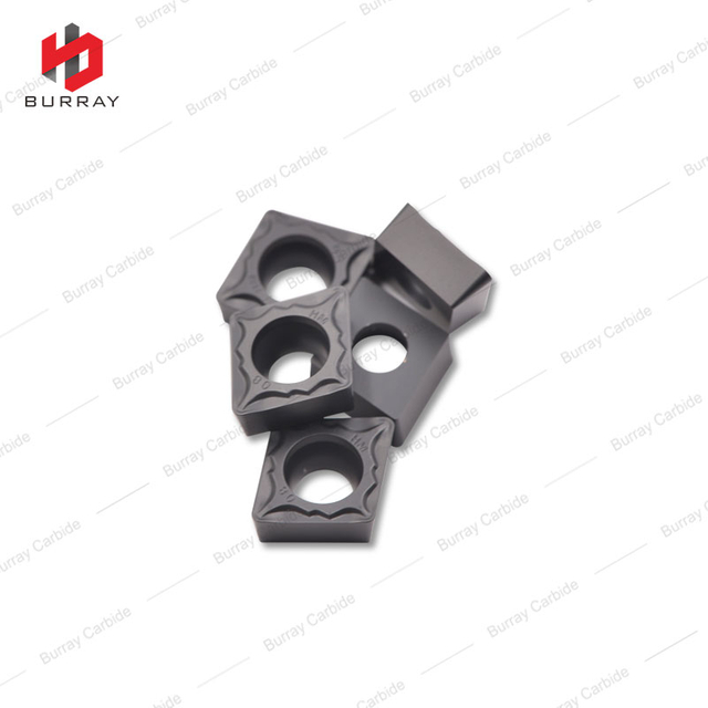 PVD Coated CCMT09T308-HM Indexable Tungsten Carbide Turning Insert