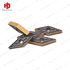 CNC Lathe Cutting Tool VNMG160404-TM Tungsten Carbide Turning Inserts With Bi-color CVD Coating