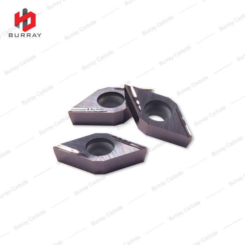DCGT11T302ER-U Single-sided Tungsten Carbide Turning Inserts with PVD Coating