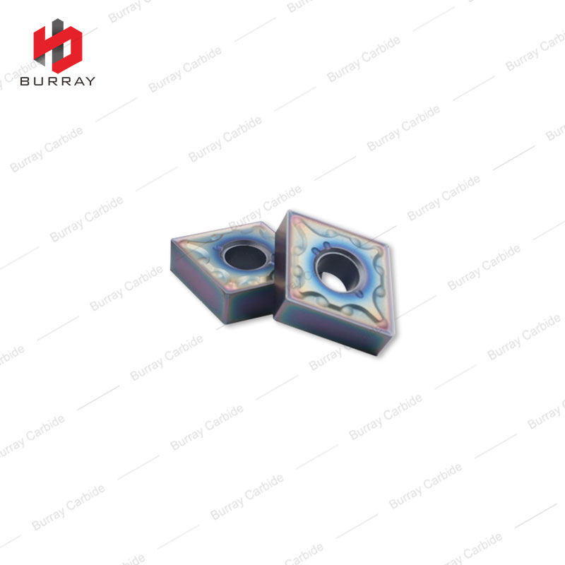 Carbide Turning Inserts CNMG120404-MA With Colorful PVD Coating For Steel and Stainless Steel
