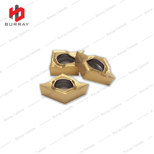 CNC Insert Rhombic Turning Insert CCGT with PVD Coated Finish Turning Insert CCGT060201-YL for Steel and Stainless Steel 