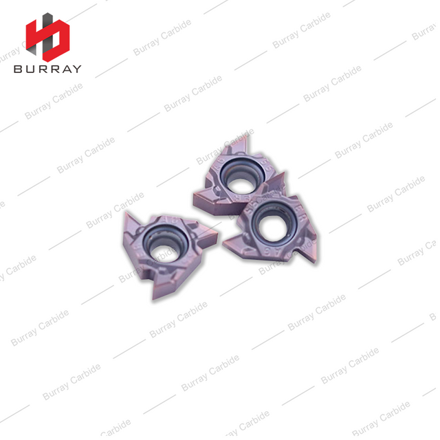 55°degree British Standard Universal External Threading Insert 16ERAG55-TLZ PVD Coated for Machining Stainless Steel and Steel