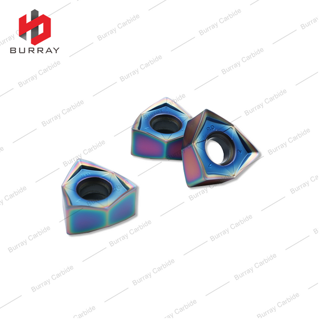 CNC Machine Cutting Tool WNMU080608EN-RD Heavy Milling Cutters Quenching Steel High Feed Milling Inserts